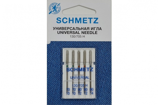 Иглы Schmetz универсальные (70x2, 80x2, 90x1), 5 шт в Кодинске